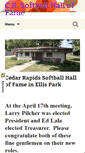 Mobile Screenshot of crsoftballhof.com